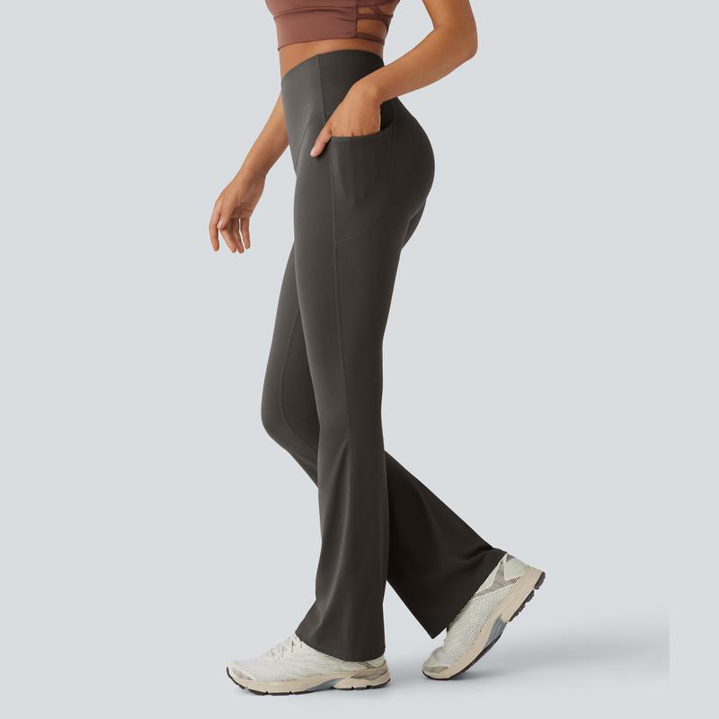 Snatched High Waisted Flare Leggings