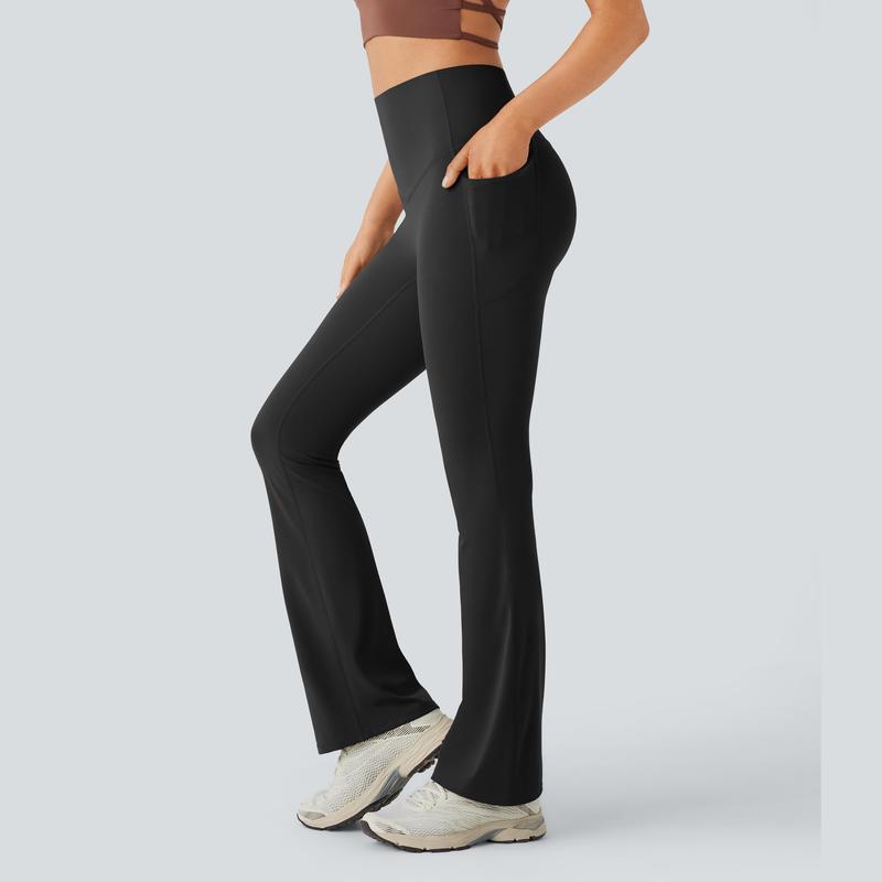Snatched High Waisted Flare Leggings