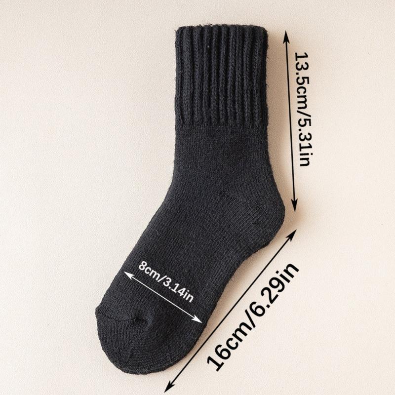 Women's Solid Mid-calf Socks