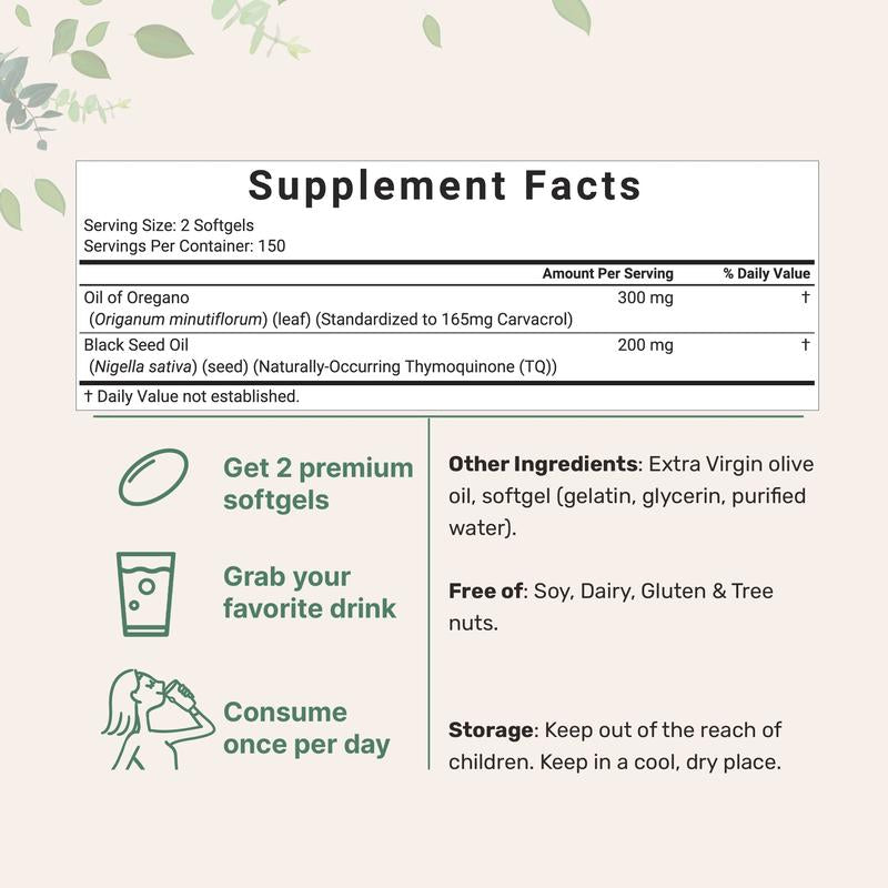 Oil of Oregano Softgels