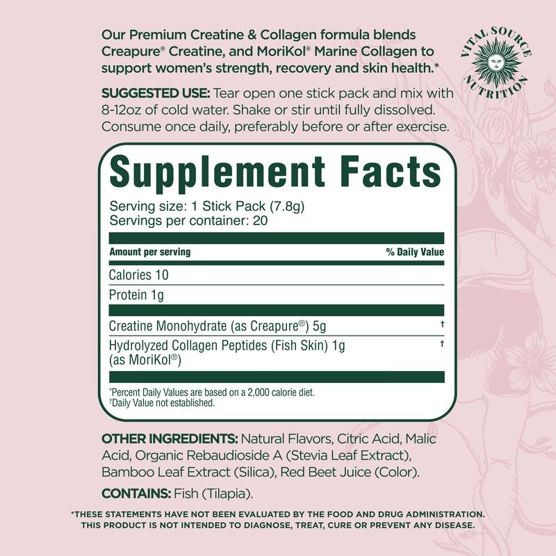 Creatine & Collagen Stick Packs