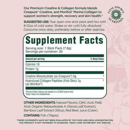 Creatine & Collagen Stick Packs