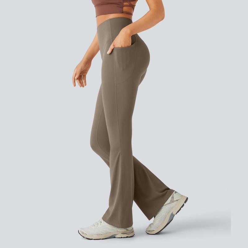 Snatched High Waisted Flare Leggings