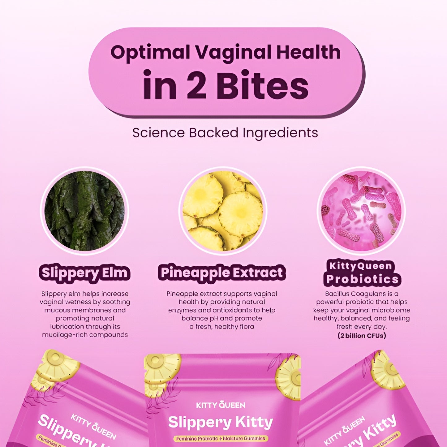 Feminine Probiotic + Moisture Gummies