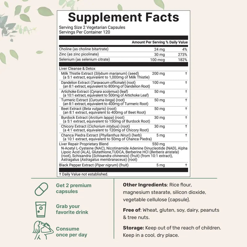 Boostiva Liver Detox Capsules