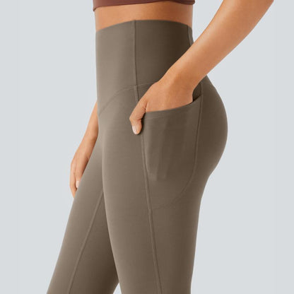 Snatched High Waisted Flare Leggings