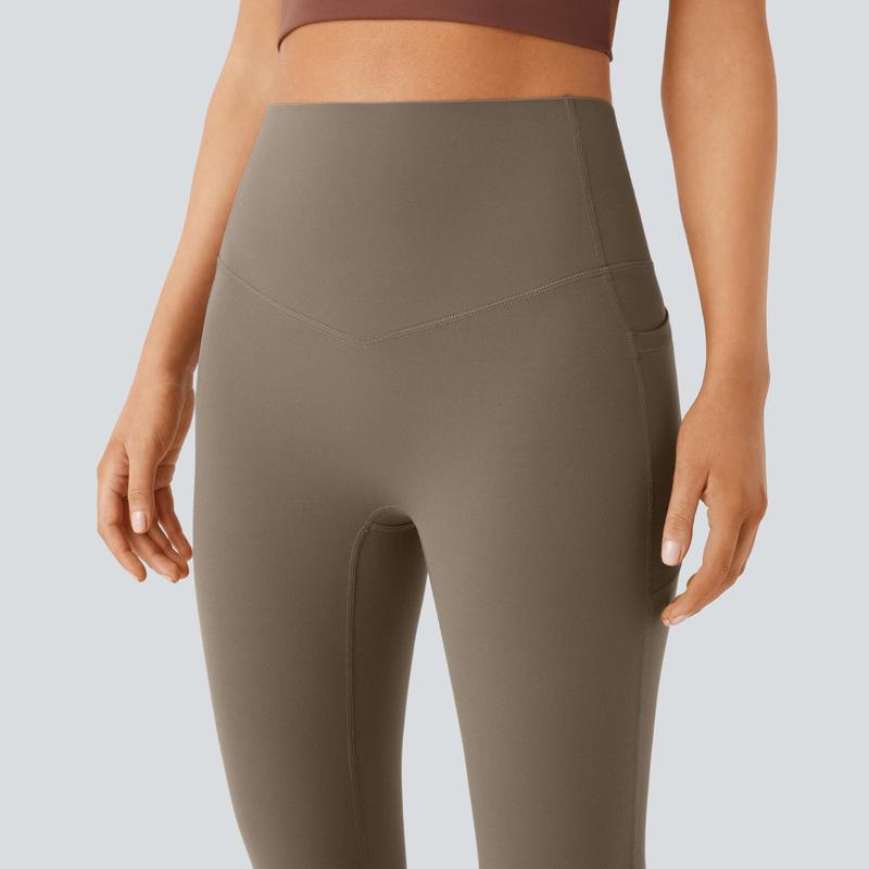 Snatched High Waisted Flare Leggings